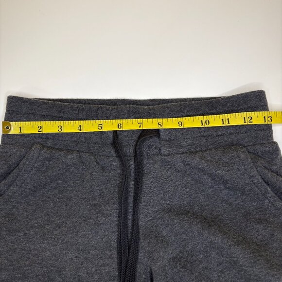 Puma Jogger Sweat Capri Pants Womens Size XS Gray Fleece Elastic Waist Pull On - Picture 5 of 8
